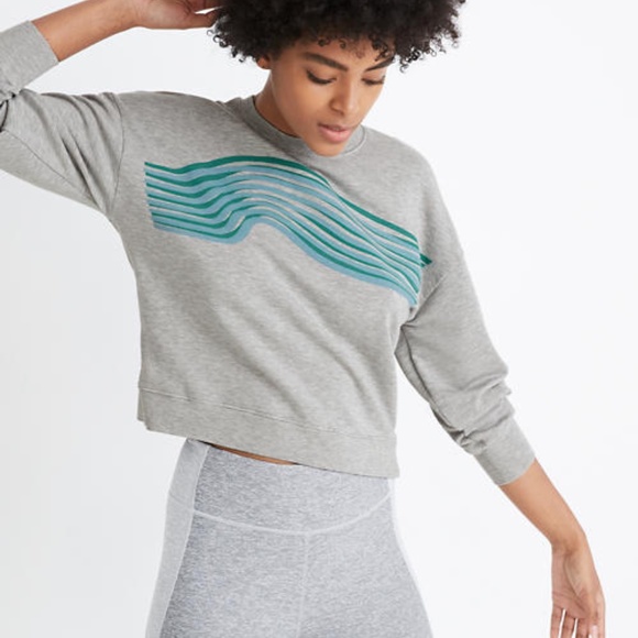 Madewell x Outdoor Voices Crop Sweatshirt - Picture 1 of 5